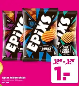 PLUS Epixs Ribbelchips aanbieding