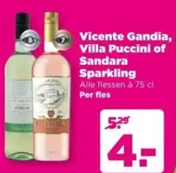 PLUS Vicente Gandia, Villa Puccini of Sandara Sparkling aanbieding