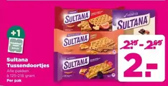 PLUS Sultana Tussendoortjes aanbieding