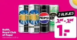 PLUS Bullit, Royal Club of Pepsi aanbieding