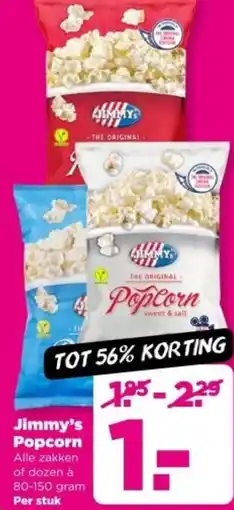 PLUS Jimmy's Popcorn aanbieding
