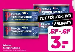 PLUS Princes Tonijnstukken aanbieding