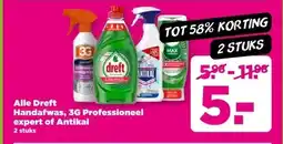 PLUS Alle Dreft Handafwas, 3G Professioneel expert of Antikal aanbieding