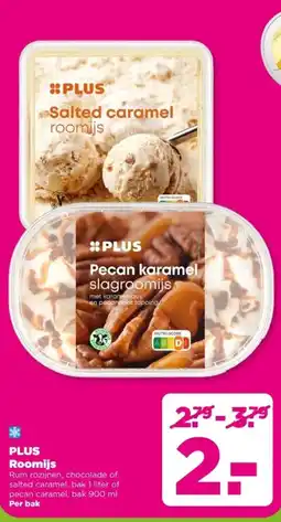 PLUS PLUS Roomijs aanbieding