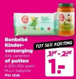 PLUS Bonbébé Kinder verzorging of potten aanbieding