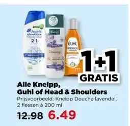 PLUS Alle Kneipp, Guhl of Head & Shoulders aanbieding