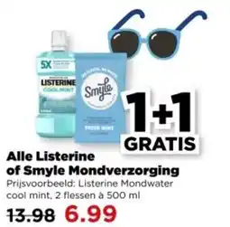 PLUS Alle Listerine of Smyle Mondverzorging aanbieding