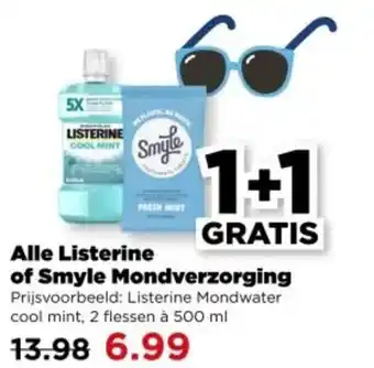PLUS Alle Listerine of Smyle Mondverzorging aanbieding