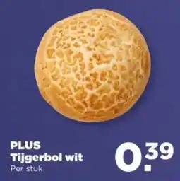 PLUS PLUS Tijgerbol wit aanbieding