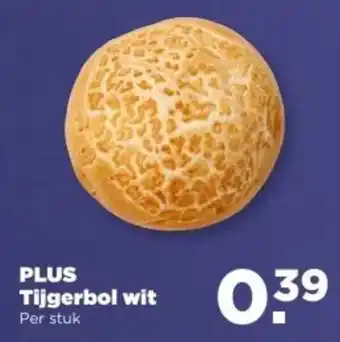 PLUS PLUS Tijgerbol wit aanbieding