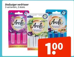 Wibra Stofzuiger verfrisser 3 varianten, 3 stuks aanbieding