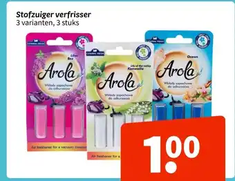 Wibra Stofzuiger verfrisser 3 varianten, 3 stuks aanbieding