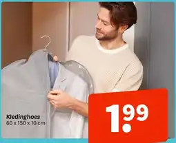 Wibra Kledinghoes 60 x 150 x 10 cm aanbieding