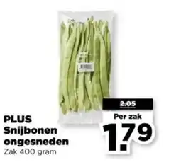 PLUS PLUS Snijbonen ongesneden aanbieding