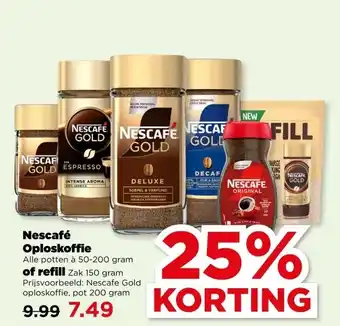 PLUS Nescafé Oploskoffie aanbieding