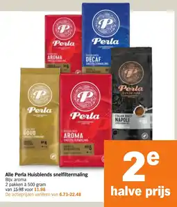 Albert Heijn Alle Perla Huisblends snelfiltermaling aanbieding