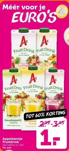 Coop Appelsientje Fruitdrink aanbieding