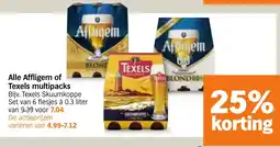 Albert Heijn Alle Affligem of Texels multipacks aanbieding
