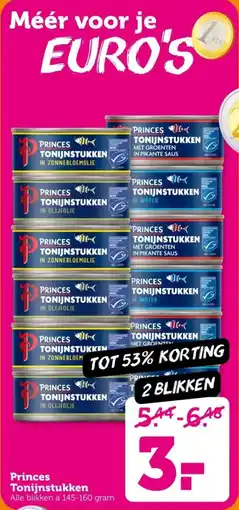 Coop Princes Tonijnstukken aanbieding
