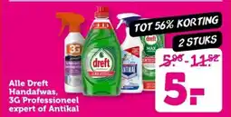 Coop Alle Dreft Handafwas, 3G Professioneel expert of Antikal aanbieding