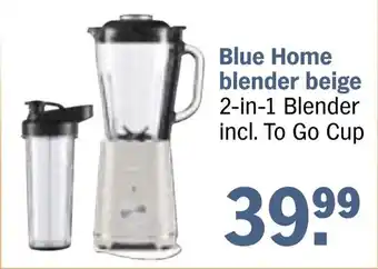 Albert Heijn Blue home blender beige aanbieding