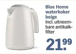 Albert Heijn Blue Home waterkoker beige aanbieding