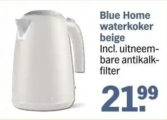 Albert Heijn Blue Home waterkoker beige aanbieding