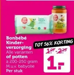 Coop Bonbébé Kinder verzorging of potten aanbieding