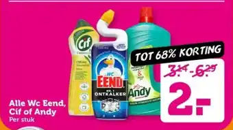 Coop Alle Wc Eend, Cif of Andy aanbieding