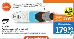 Albert Heijn Opblaasbaar SUP board set aanbieding