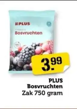 Coop Plus bosvruchten aanbieding