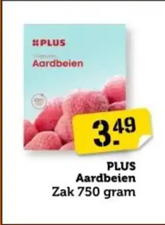Coop Plus aardbeien aanbieding