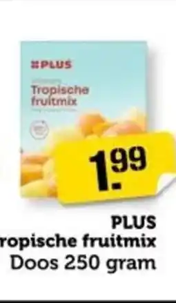 Coop Plus tropische fruitmix aanbieding