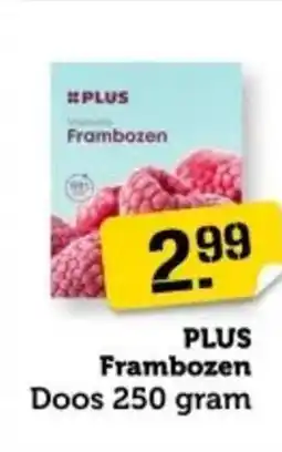 Coop Plus frambozen aanbieding