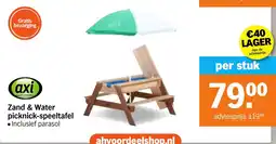 Albert Heijn Zand & Water picknick-speeltafel aanbieding