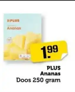 Coop Plus ananas aanbieding