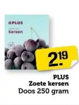 Coop Plus zoete kersen aanbieding
