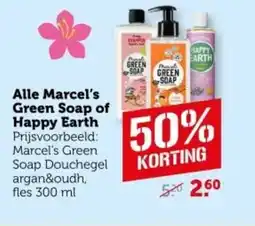 Coop Alle Marcel's Green Soap of Happy Earth aanbieding
