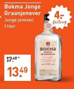 Albert Heijn Bokma Jonge Graanjenever aanbieding