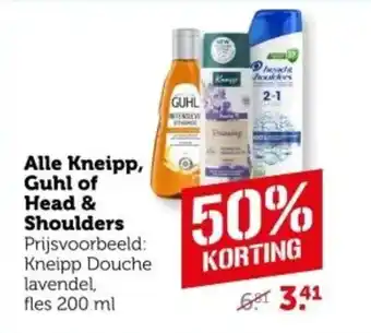 Coop Alle Kneipp, Guhl of Head & Shoulders aanbieding