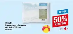 Coop Provbi Kussenvernieuwer wit aanbieding