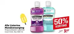 Coop Alle Listerine Mondverzorging aanbieding