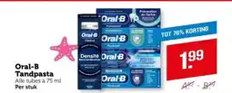 Coop Oral B Tandpasta aanbieding