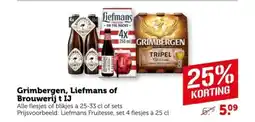 Coop Grimbergen, Liefmans of Brouwerij t IJ aanbieding