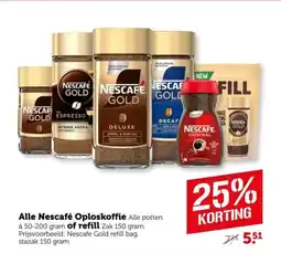 Coop Alle Nescafé Oploskoffie of refill aanbieding
