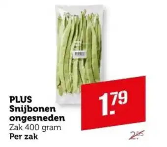 Coop Plus snijbonen ongesneden aanbieding