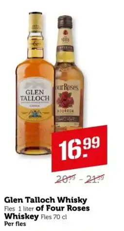 Coop Glen Talloch Whisky of Four Roses Whiskey aanbieding