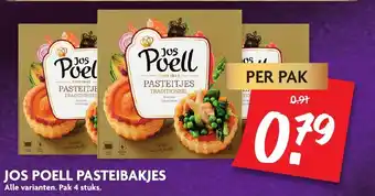 Dekamarkt Jos Poell Pasteibakjes aanbieding