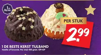 Dekamarkt 1 de Beste Kerst Tulband 400g aanbieding