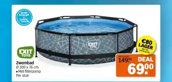 Albert Heijn EXIT TOYS Zwembad aanbieding